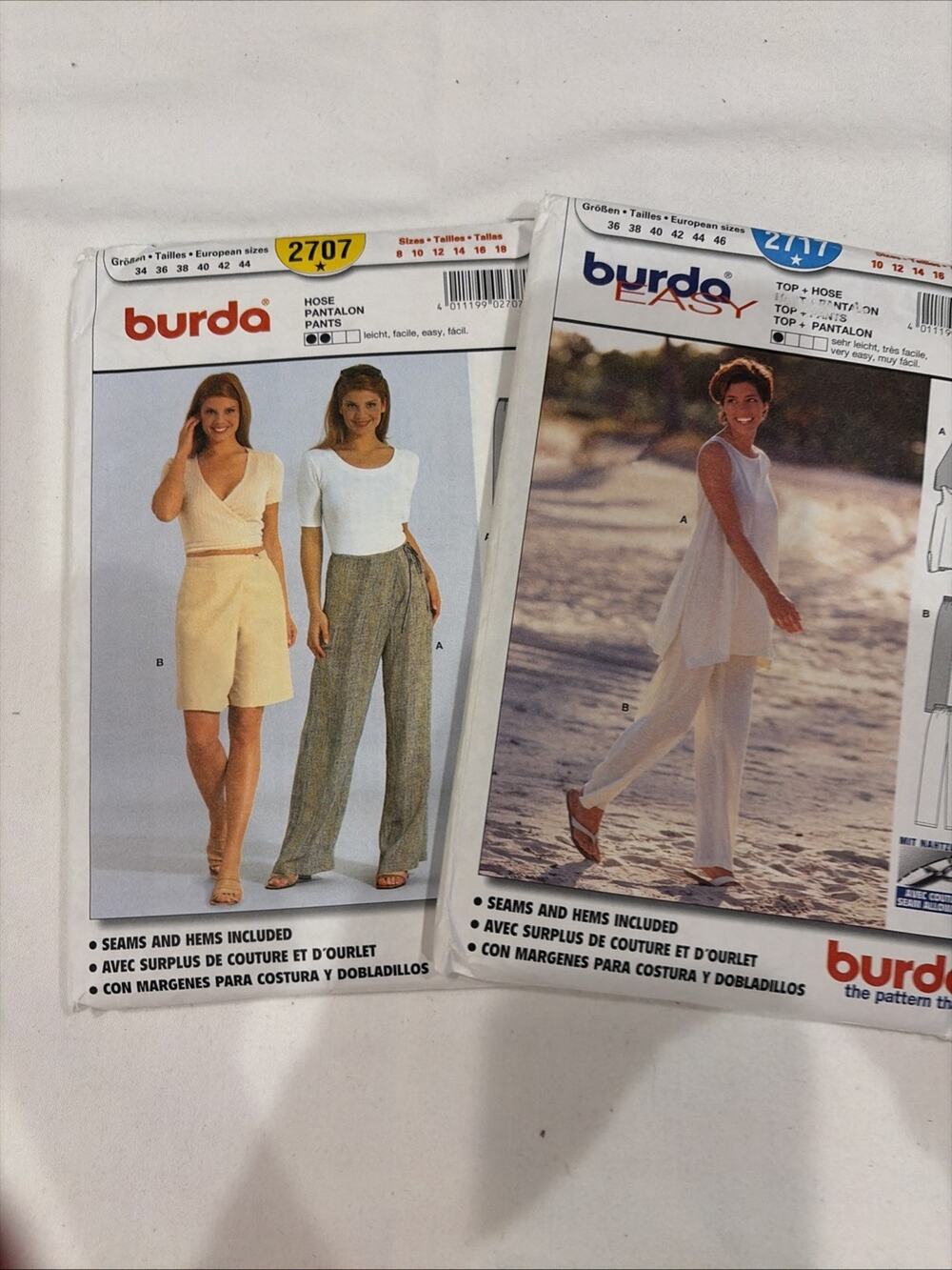 Your Choice One Of Two Birds Patterns. Burda 2707, Burda 2717